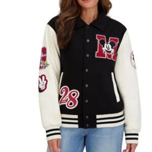 NEW Disney Friends Mickey Varsity Jacket Unisex